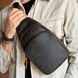 Сумка кожаная слинг - Noshoo (Harbor) - Horse Leather darkcoffee 9181-darkcoffee фото 1