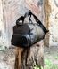 Universal leather bag - Noshoo (Mini Casual) - Cowhide Leather - Black