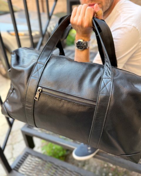 Сумка кожаная городская - Noshoo (City) - Cowhide Leather - Black 4005 фото
