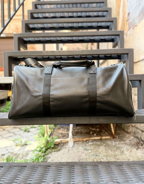 Universal leather bag - Noshoo (Crossbody) - Cowhide Leather - Black
