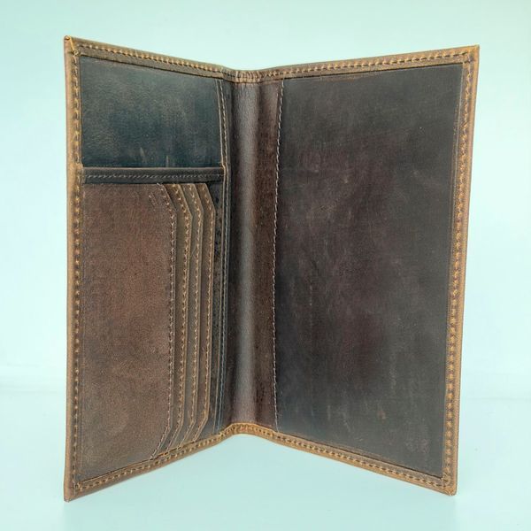 Кошелек кожаный - Noshoo (Cover) - Horse Leather - Darkcoffee 1255dc фото
