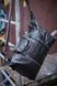 Сумка кожаная городская - Noshoo (City Stripe) - Cowhide Leather - Black 4028 фото 2