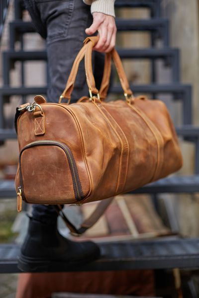 Universal leather bag - Noshoo (Rusty) - Horse Leather - Coffee