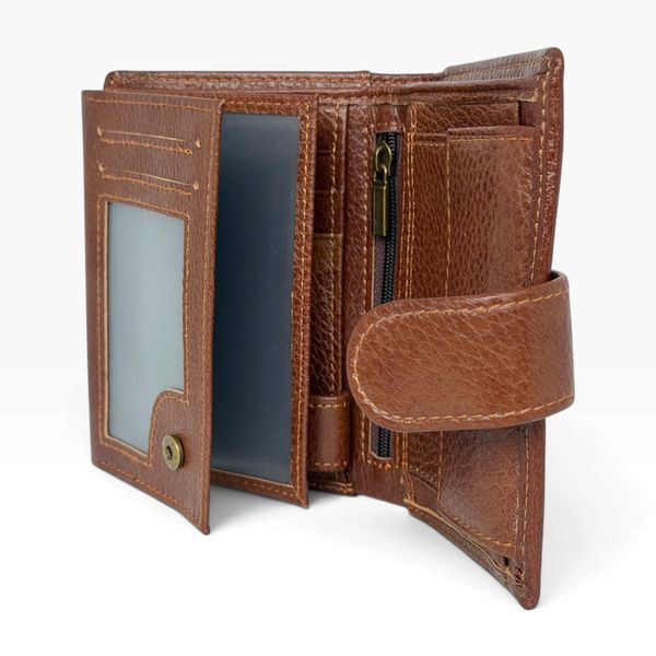 Кошелек кожаный - Noshoo (Travel) - Cowhide Leather - Coffee 1155c фото
