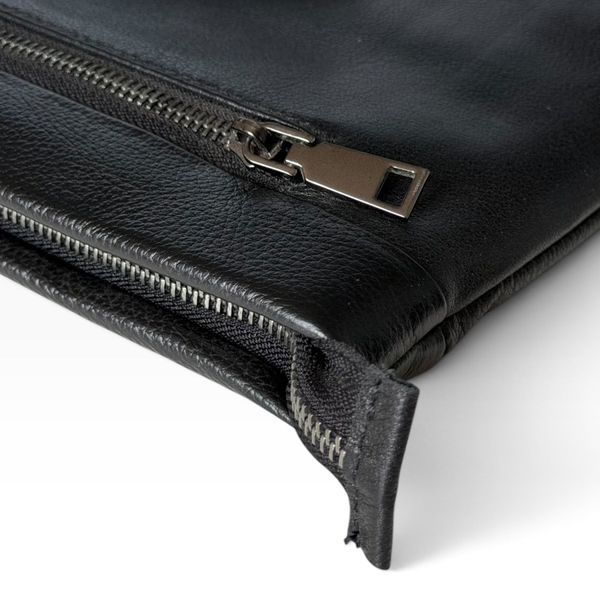 Кошелек кожаный - Noshoo (Breast) - Cowhide Leather - Black 9806 фото