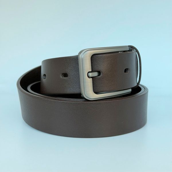 Leather belt - Noshoo 3510277102 - 35 mm Leather - Brown