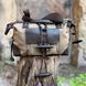 Leather city bag - Noshoo (Flex) - Canvas+Leather - Khaki