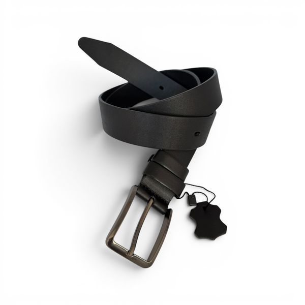 Leather belt - Noshoo 3509777101 - 35 mm Leather black