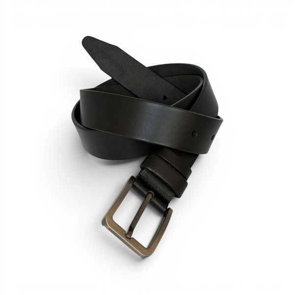 Leather belt - Noshoo 013500218 - 35 mm Leather black