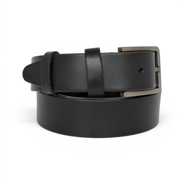 Leather belt - Noshoo 013500218 - 35 mm Leather black