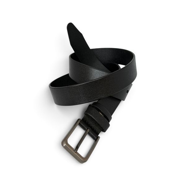 Leather belt - Noshoo 01356431 - 35 mm Leather black