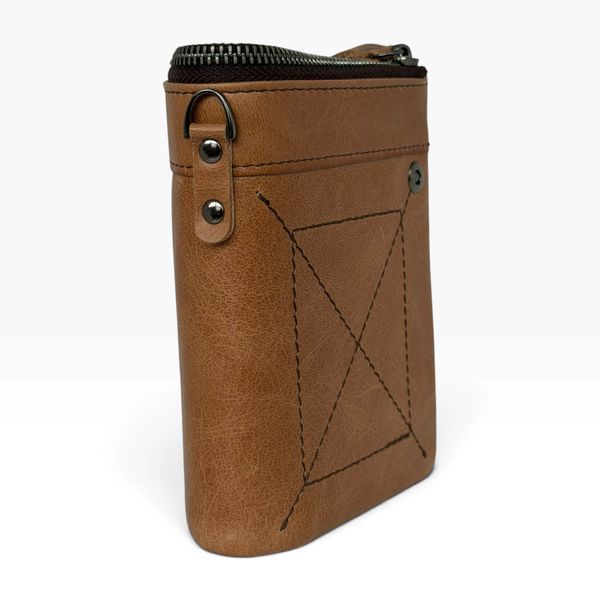 Кошелек кожаный - Noshoo (Trifold) - Cowhide Leather - Coffee 6500c-wal фото