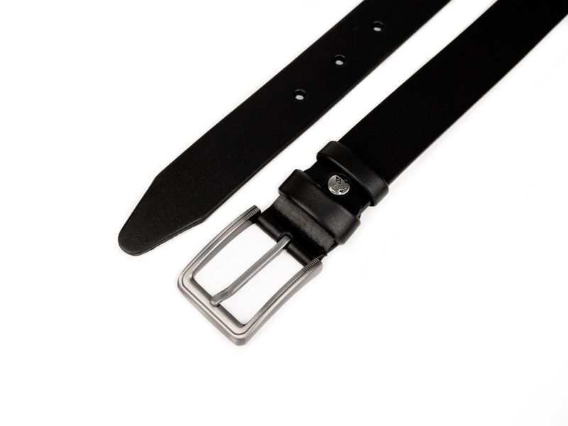 Leather belt - Noshoo 01350011 - 35 mm Leather black