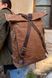 Рюкзак кожа+холст - Noshoo (Shell) - Canvas+Leather - Coffee M22101 фото 3