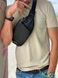 Leather sling bag - Noshoo (Core) - Cowhide Leather black