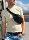 Leather sling bag - Noshoo (Core) - Cowhide Leather black