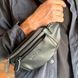Leather sling bag - Noshoo (Core) - Cowhide Leather black