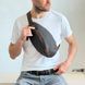 Leather sling bag - Noshoo (Pace) - Cowhide Leather darkcoffee
