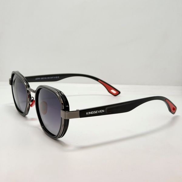 Polarized sunglasses - KINGSEVEN - UV400 - Black Red